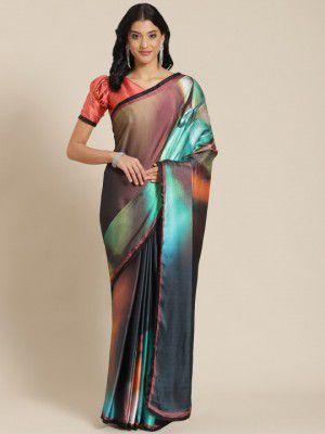Kalista Multicoloured Printed Saree