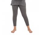 Kallos Lingerie Women Warm Flame FF149 Thermal Soft Legging Tights Stocking Ankle Length Leggings (Grey)...