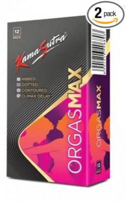Kama Sutra Orgasmax 12S - 4 In 1 Condoms - Variety Packs (2)