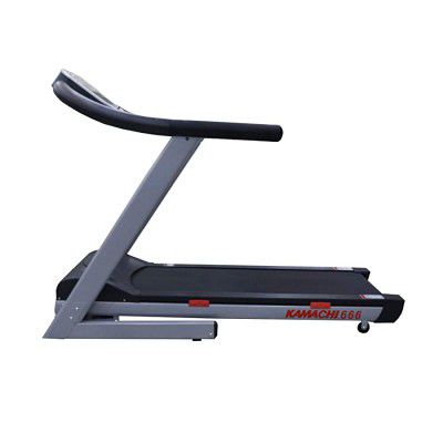 KAMACHI 666 (5.5 HP Peak) 8 inch Blue LCD Display Motorized Treadmill for Cardio Workout