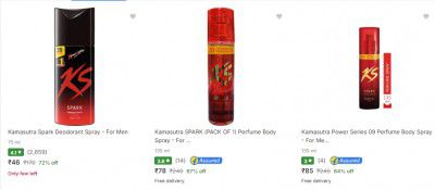 Kamasutra Deodorants FLat 70% Off