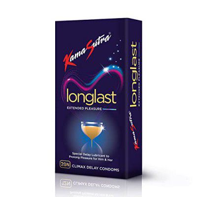 KamaSutra LongLast Condom | Dotted | Combo [ Pack of 20 ]