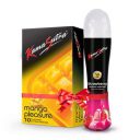 KamaSutra Mango Pleasure Flavoured Condoms for men Count 10 with Strawberry Water Lube Flavoured Personal Lubricant 50ml...