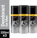 Kamasutra Rush Super Save Pack Deodorant Spray - For Men  (660 ml, Pack of 3)...