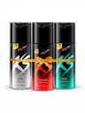 KamaSutra Set Of 3 Deodorant Spray 150ml Each - Spark + Rush + Urge...