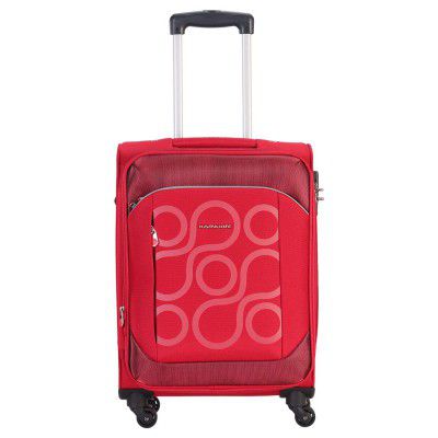 Kamiliant by American Tourister Kam Harita Polyester 54.5 cms Red Softsided Cabin Luggage 