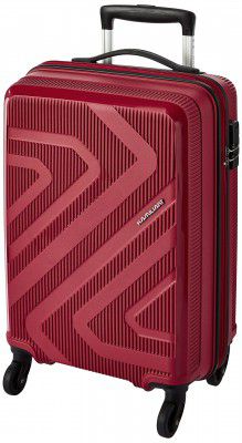 Kamiliant by American Tourister KAM Kiza Polypropylene 55 cms Ruby Red Hardsided Cabin Luggage