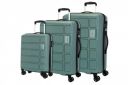 Kamiliant by American Tourister 3 Pc Harrier Edge 8W Set 56 Cm, 68 Cm & 78 Cm - Small, Medium & Large Trolley Bag Set (Slate Grey)...