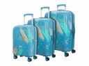 Kamiliant by American Tourister ATHER | Printed Trolley Bag Set of 3 | Sea Blue...