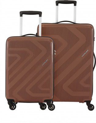 Kamiliant by American Tourister Hard Body Set of 2 Luggage 4 Wheels - KAM KIZA SP2PCSET(55/68)-CLOVE