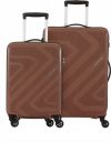 Kamiliant by American Tourister Hard Body Set of 2 Luggage 4 Wheels - KAM KIZA SP2PCSET(55/68)-CLOVE - Brown...