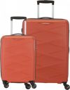 Kamiliant by American Tourister Hard Body Set of 2 - (Small 55 Cm | Medium 68 Cm) Triprism - Brown...