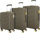 Kamiliant by American Tourister Hard Body Set of 3 Luggage 8 Wheels - PERSIST POP - Green...
