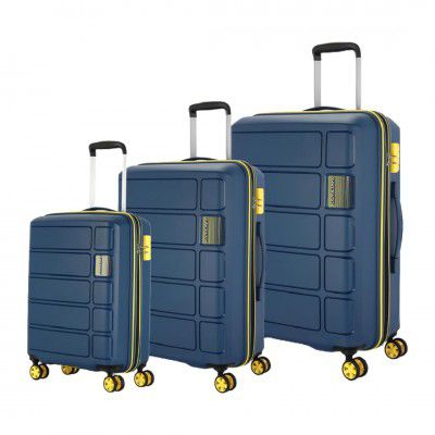 Kamiliant by American Tourister Harrier Zing 3 Pc Set 56 cms, 68 cms & 78 cms (Navy)