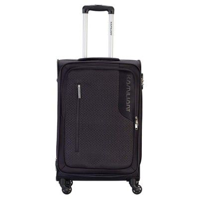 Kamiliant by American Tourister Kam Kojo Polyester 68.5 cms Grey Softsided Check-in Luggage (KAM KOJO SP 68.5 cm - Grey)