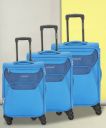 Kamiliant by American Tourister  Soft Body Set of 3 Luggage - BALI SPINNER 3PC SET ROYAL BLUE - Blue...