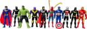 KAMMATESWARA Super Hero Action Figure Toy Set of 10  (Multicolor)...