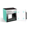 KAMONK Smart Touch Switch 4 Gang, Wi-Fi Enabled (White)...