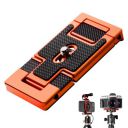 K&F Concept Aluminum Alloy Quick Release Plate with 1/4 Inch Screw for Camera, Cage, Cellphone etc ?Orange?...