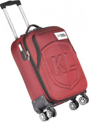 Kandel London  Small Cabin Suitcase (57 cm) - 4 Wheel Spinners, Expandable Bag with Combination Lock, (LB-R-121) 
