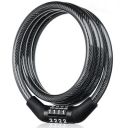 Kandid 4-Digit Combination Cable Lock- Portable Bike/Bicycle Helmet Lock Mountain Bike Lock Chain Locks Heavy Duty Security Number Lock for TVS Apache, Bajaj Pulsar, Hero Splendor HF Deluxe TVS Raider...