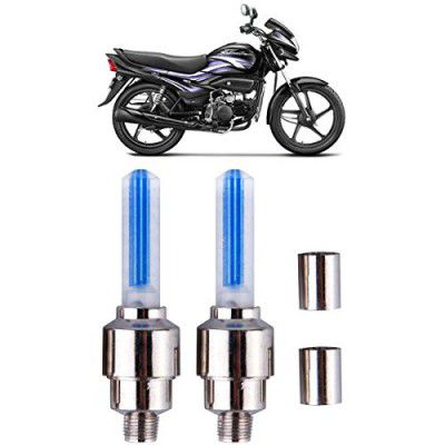 Kandid Bike Tyre LED Wheel Light with Motion Sensor Hero Super Splendor (Set of 2; White & Orange)
