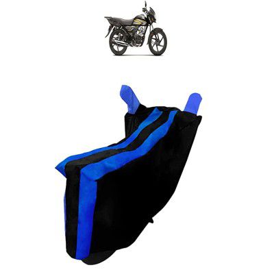 Kandid Blue & Black Bike body cover polyester fabric_1007
