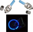 Kandid Car/Bike or Bicycle Tyre LED Light with Motion Sensor Tyre Light Blue Fancy Light Tail Light Plastic for Royal Enfield Bullet 350...