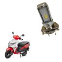 Kandid H8 Led Headlight Bulb High Beam Low Beam Ultra Bright Light For Honda Dio...