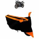 Kandid Orange & Black Bike Cover Protect from dust_4...