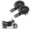 Kandid St2-Kd-100 Black Round Basin Loud Disc Speaker Super Loud Air Horn For Bajaj Discover 150 S...