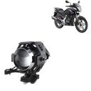 Kandid U5 LED Motorcycle Fog Light Bike Projector Auxillary Spot Beam Light For Hero Super Splendor (Black, 3000 Lm)...