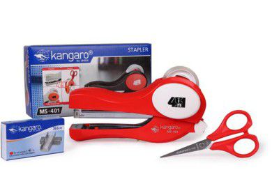 Kangaro Combo Pack MS-401_Red MS-401 Combo Pack - (4 in 1) Red Cordless Stapler