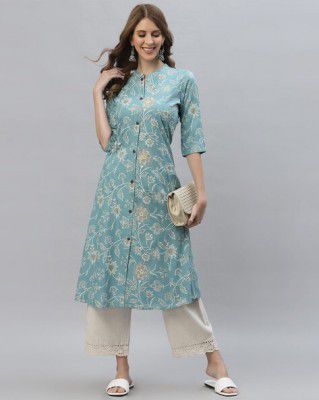 KANIKA CREATION Women Floral Print A-Line Kurta