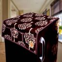 Kanushi Industries Refrigerator Cover  (Width: 54 cm, Floral Tree)...