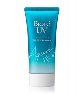 Kao Biore Japan Aqua Rich Watery Essence Sunblock Sunscreen Blue Spf50+ Pa+++ | 70 gm