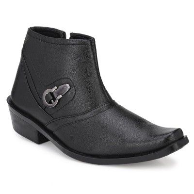 Karaddi mens Premium Mid Top Zipper Boots Aa003 Ankle Boot