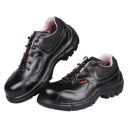 KARAM ISI Marked Leather Safety Shoe Excellent Grip, Comfort and Slip Resistance |Safety Shoes with Fibre Toe |Single Density | Black| FS100BL(FKSAMN)...