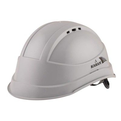 Karam ISI Marked Safety Helmet with Slider Type Adjustment for Outdoor Head Protection