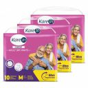 KareIn Comfort Adult Diaper Pants, Medium 75-100 Cm (30"- 40") Pack of 3, 30 Count...