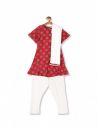 Karigari by Unlimited Girl's Cotton Salwar Kameez with Dupatta...