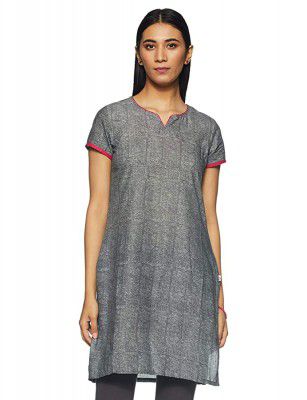 Karigari by Unlimited Womens A-Line Cotton Kurta (Pack of 2)(Colors & Print May Vary)