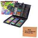 KARP Children Deluxe Art Drawing Set for Kids Case Studio Art and Craft Supplies Drawing and Painting Set Great Gift (150 Pieces Art Set In Plastic Case)...