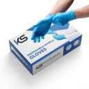 Kashi Surgicals Powder Free Nitrile Gloves, Food Grade, Non Tearable, Made In Malaysia (Medium, Blue, Pack of 80)...