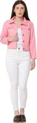 KASHIAN  Women Solid Denim Jacket
