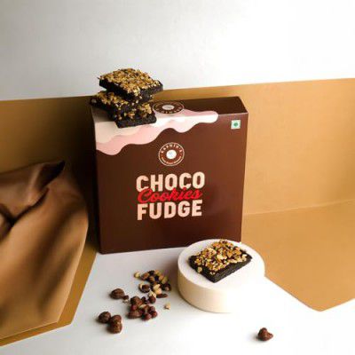 Kashio's Choco Fudge Cookies Chocolate Cookies (280gm, 12 Pieces) Choco Chip Cookies Gift Packs
