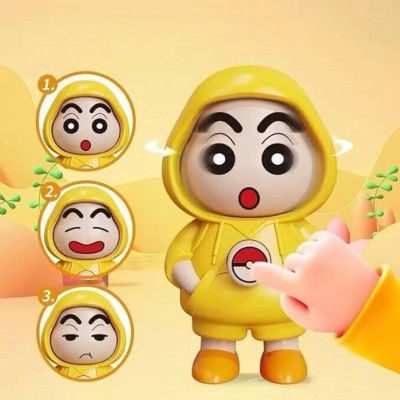 KASHTHBHANJAN Shinchan Face Rotating Keychain