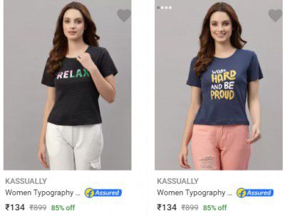 KASSUALLY Women's Clothing Starting @ ₹134/-
