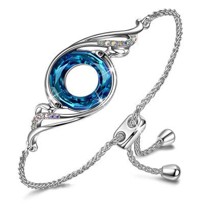 Kate Lynn Woman's Bracelet Nirvana of Phoenix Swarovski Crystals Bracelet for Women with Gift Box, Soft Cloth