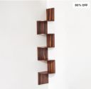 Kate NXT Corner Wall Shelf - Brown...